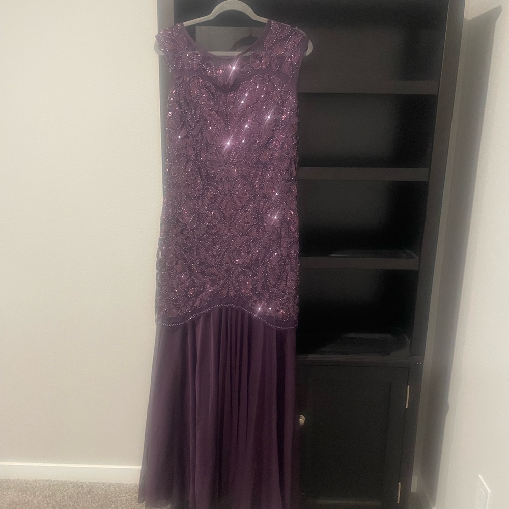 Elegant Purple Evening Gown